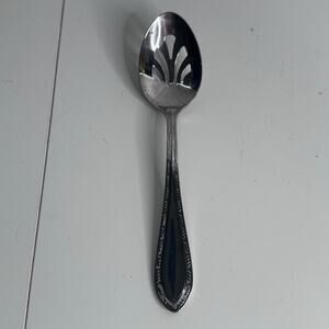 Reed & Barton Royal Braid Slotted Serving Spoon Stainless 18/10